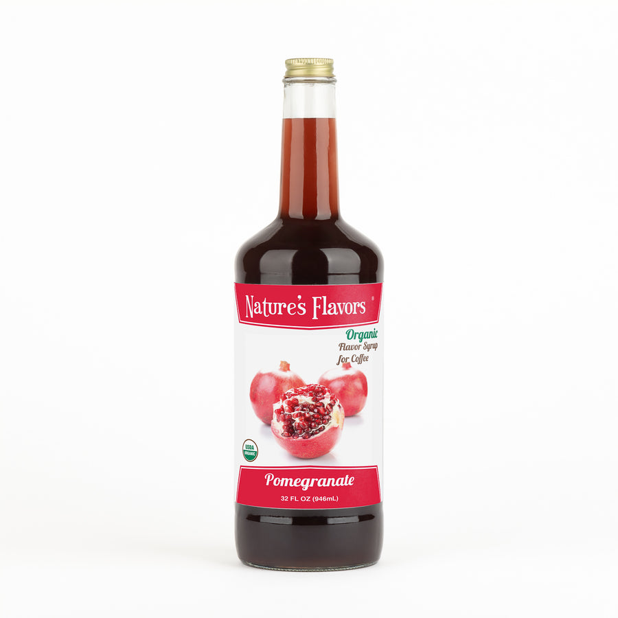 Pomegranate Coffee Syrup, Organic