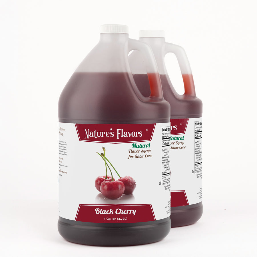 Black Cherry Snow Cone Syrup, Natural