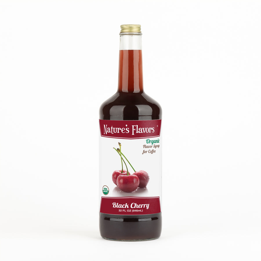 Black Cherry Coffee Syrup, Organic