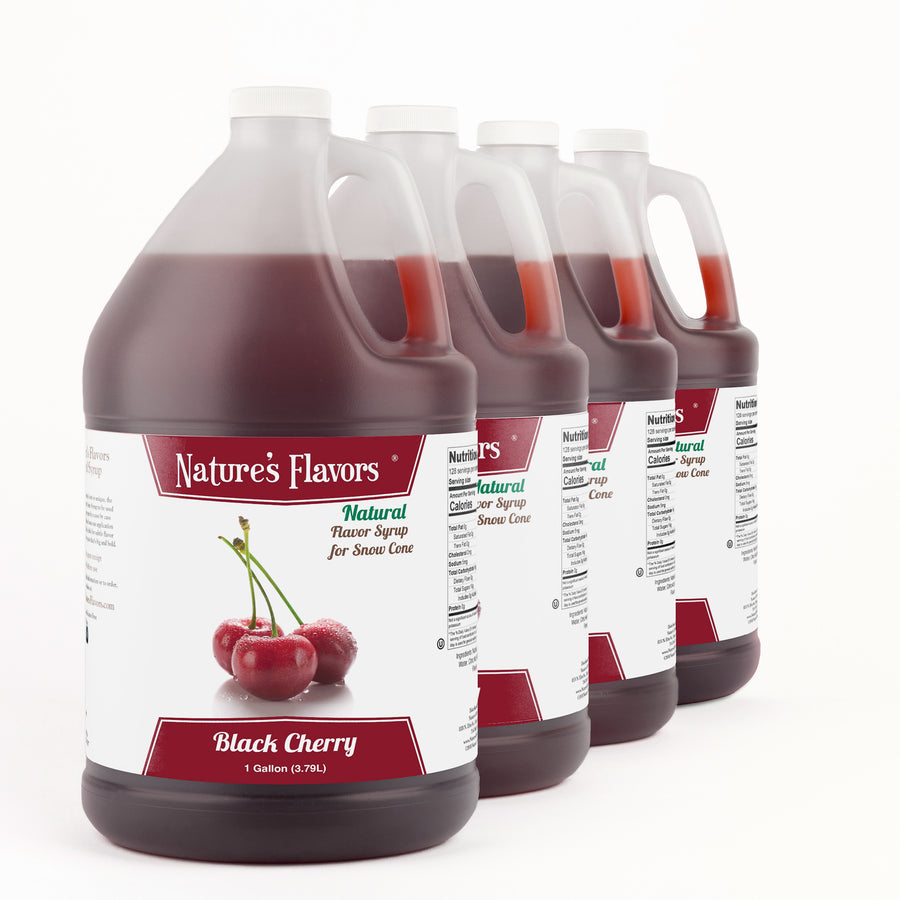 Black Cherry Snow Cone Syrup, Natural