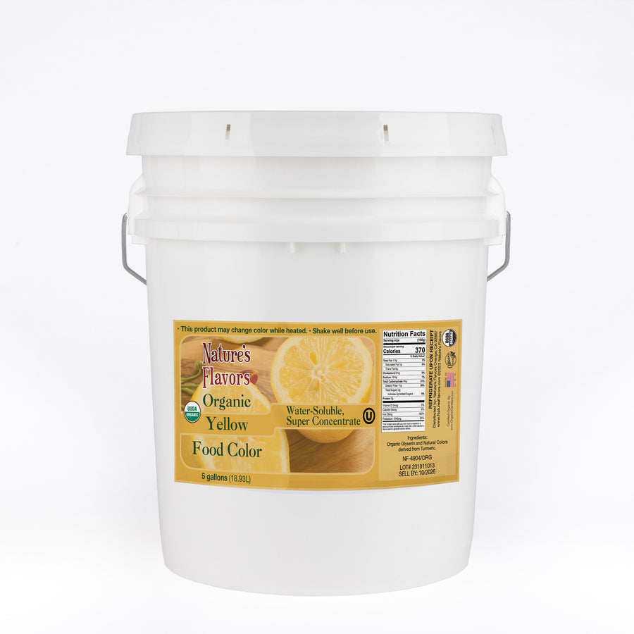 Yellow Food Coloring (Water-Soluble Super Concentrate), Organic