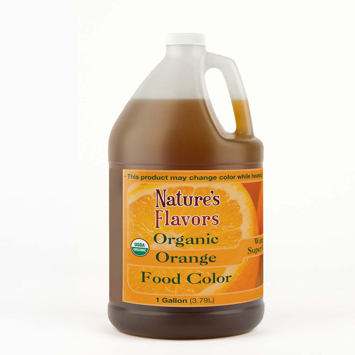 Orange Food Coloring (Organic), Water-Soluble Super Concentrate
