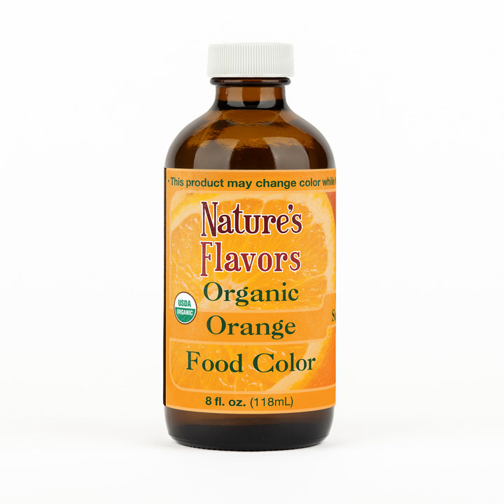 Orange Food Coloring (Organic), Water-Soluble Super Concentrate