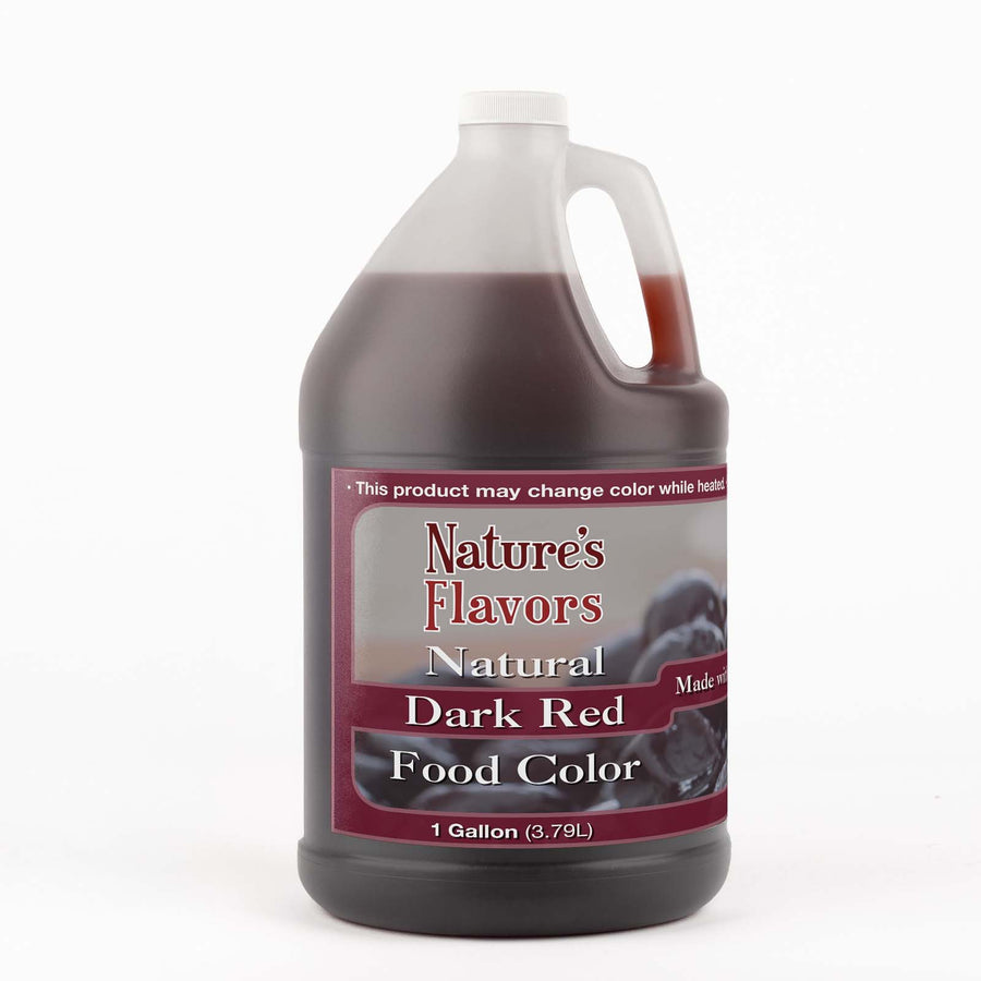 Dark Red Food Coloring (Made with Elderberries), Natural
