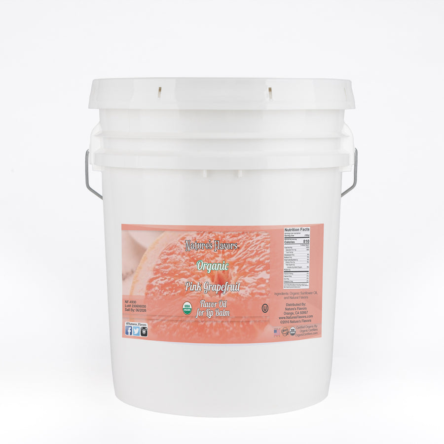 Organic Pink Grapefruit Flavor Oil for Lip Balm