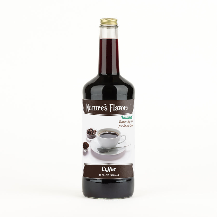 Coffee Snow Cone Syrup, Natural