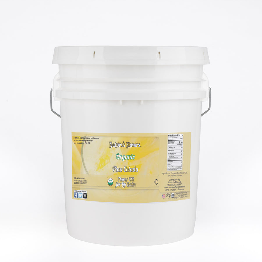 Organic Pina Colada Flavor Oil for Lip Balm