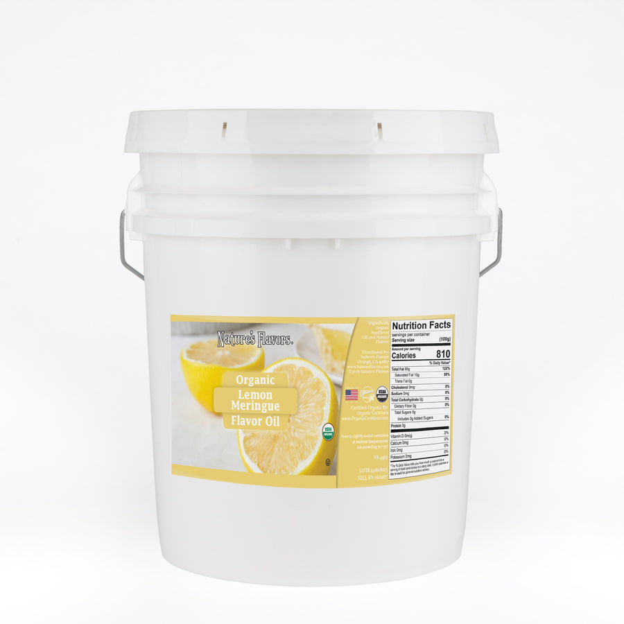 Lemon Meringue Flavor Oil, Organic