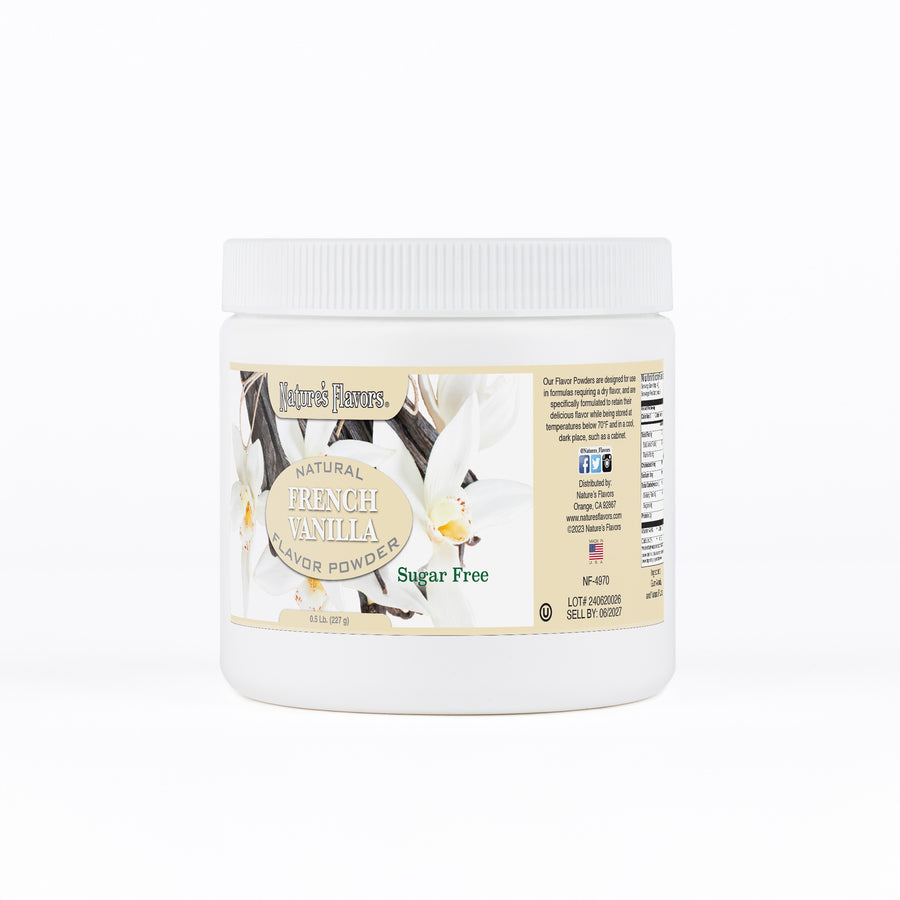 French Vanilla Sugar Free Flavor Powder