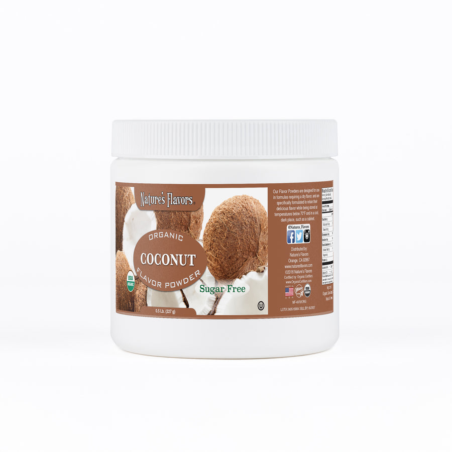 Coconut Flavor Powder (Sugar-Free), Organic