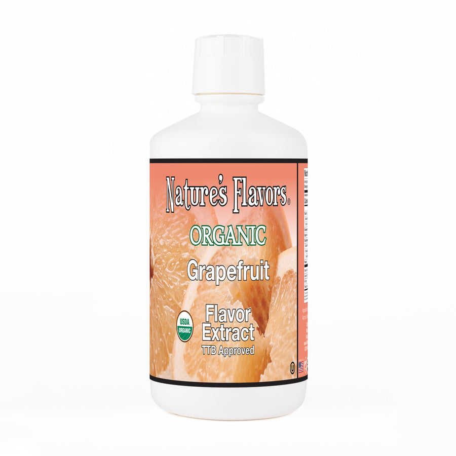 Grapefruit Flavor Extract, Organic - TTB Approved