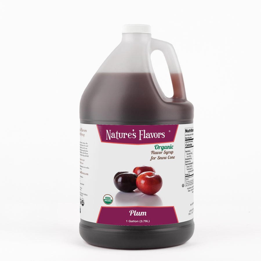 Plum Snow Cone Syrup, Organic