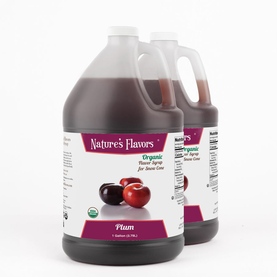 Plum Snow Cone Syrup, Organic