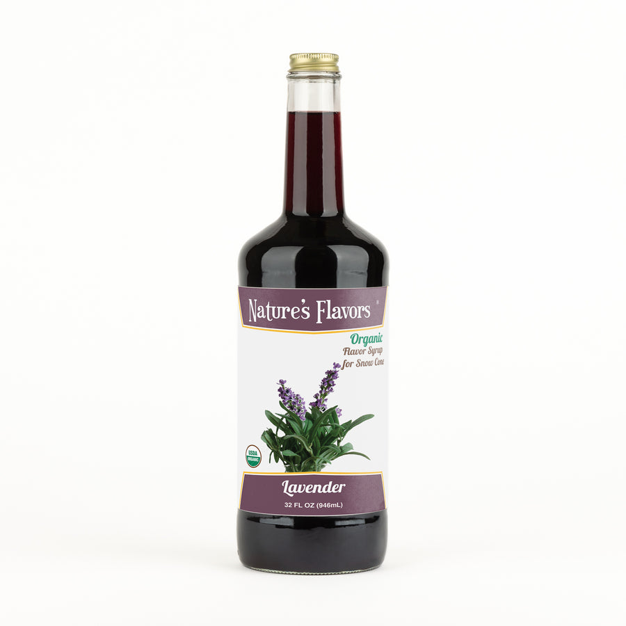 Lavender Snow Cone Syrup, Organic