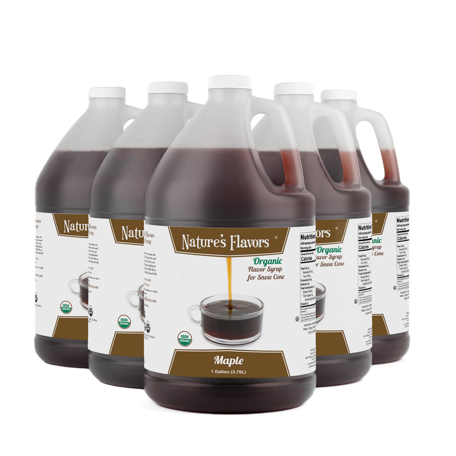 Maple Snow Cone Syrup, Organic