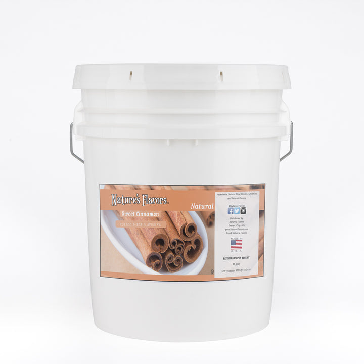 Organic Sweet Cinnamon Coffee and Tea Flavor Without Diacetyl