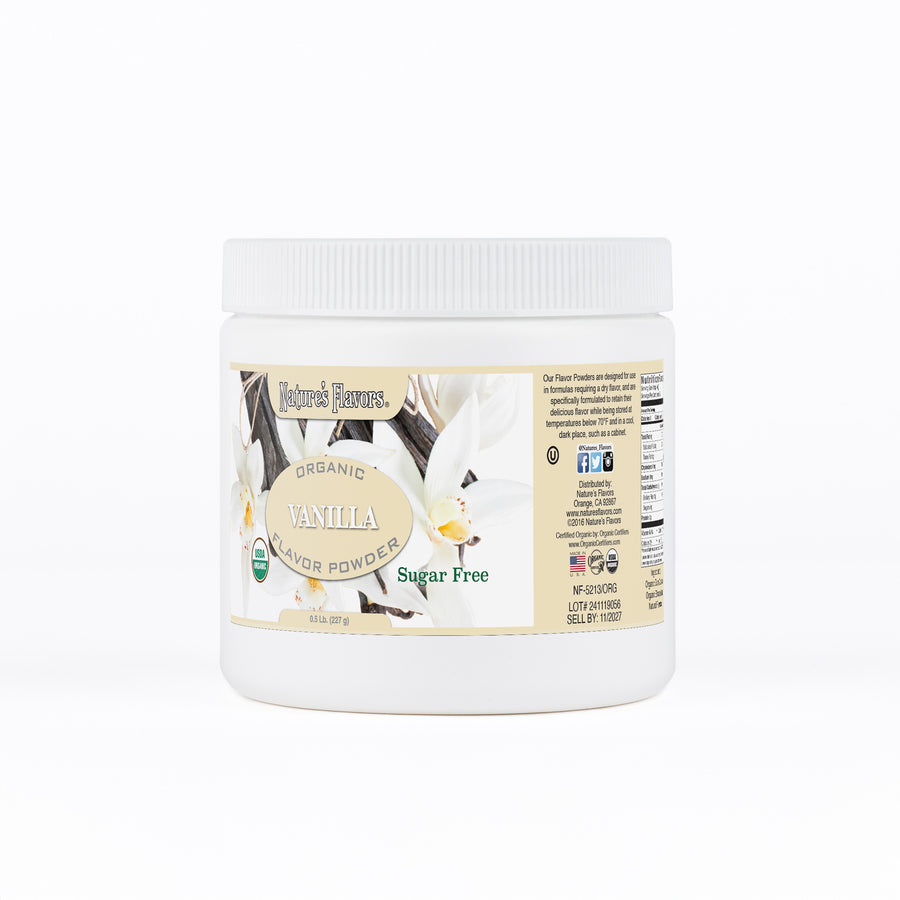 Vanilla Flavor Powder (Sugar-Free), Organic