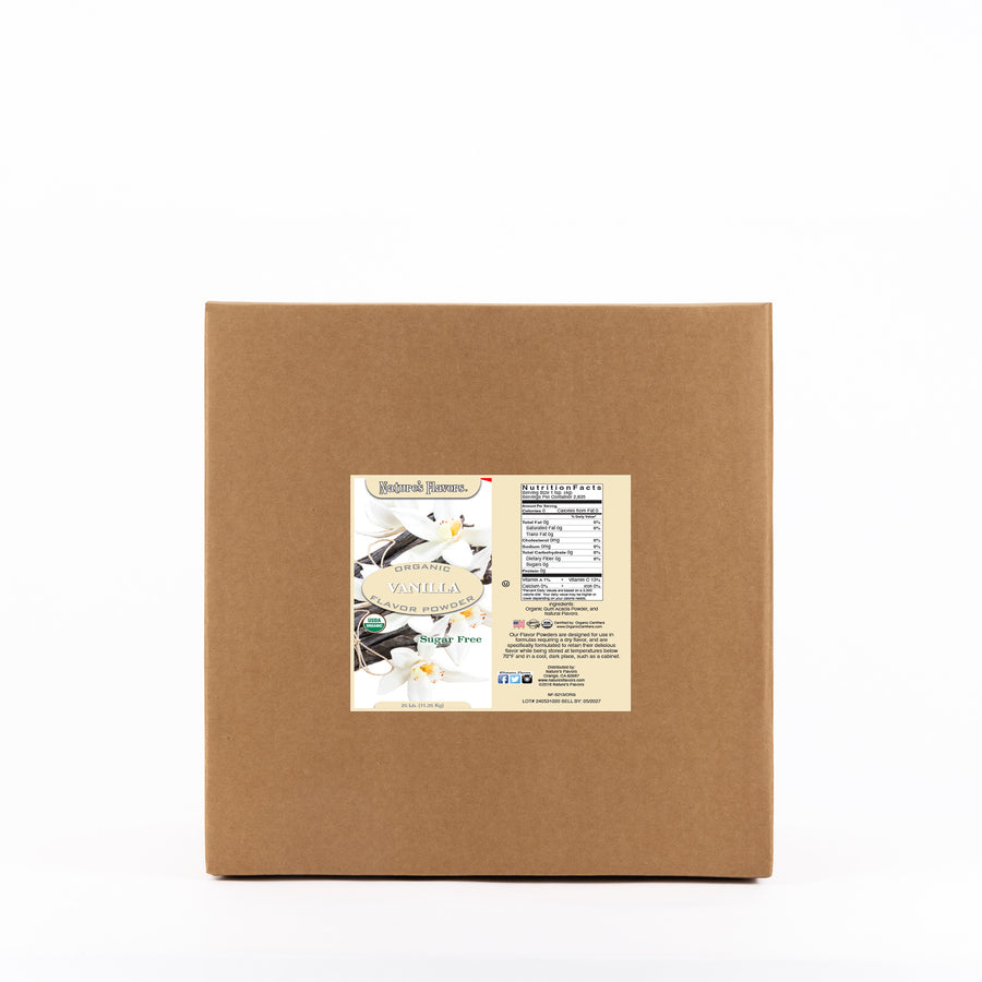 Vanilla Flavor Powder (Sugar-Free), Organic