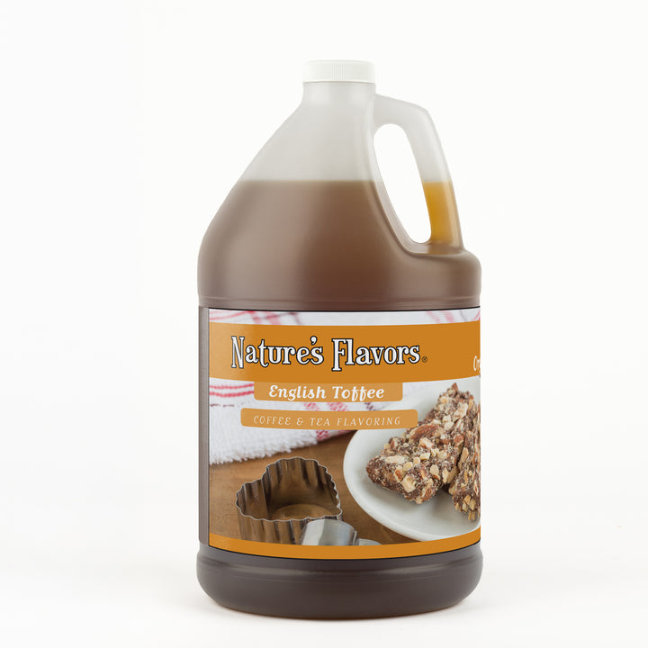 Organic English Toffee Coffee and Tea Flavoring Without Diacetyl