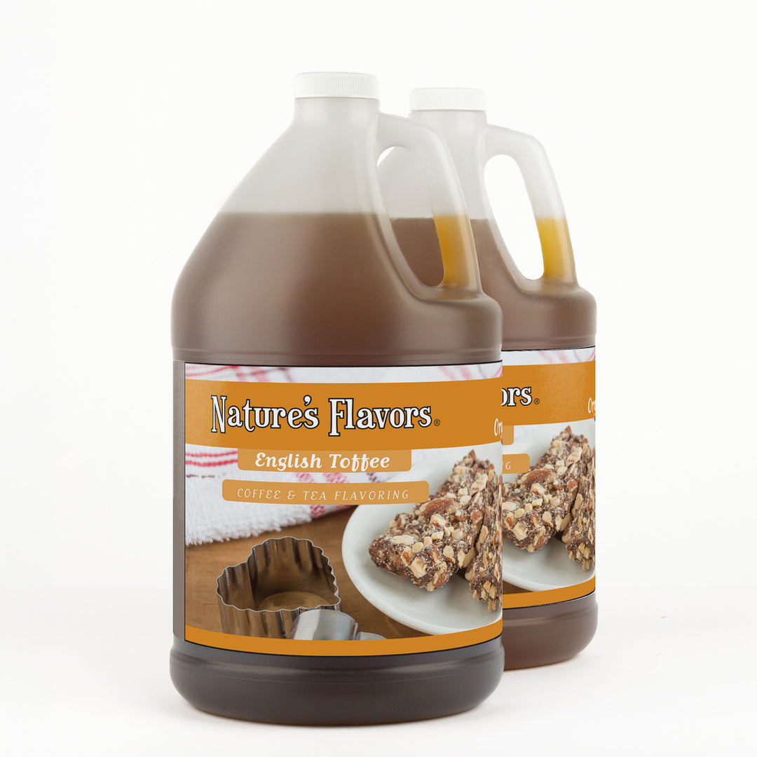 Organic English Toffee Coffee and Tea Flavoring Without Diacetyl