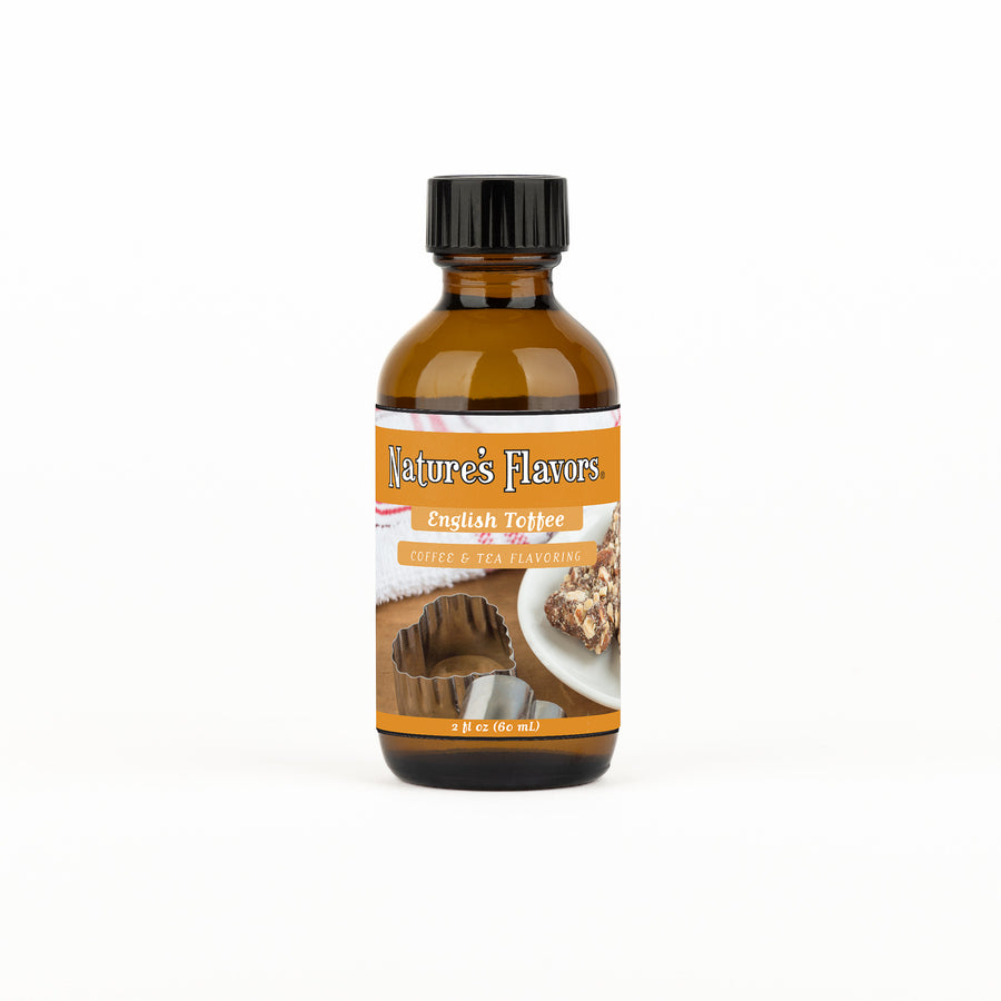 Organic English Toffee Coffee and Tea Flavoring Without Diacetyl