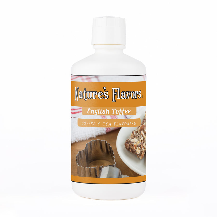 Organic English Toffee Coffee and Tea Flavoring Without Diacetyl