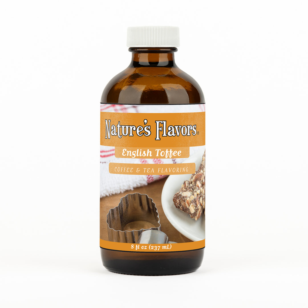 Organic English Toffee Coffee and Tea Flavoring Without Diacetyl