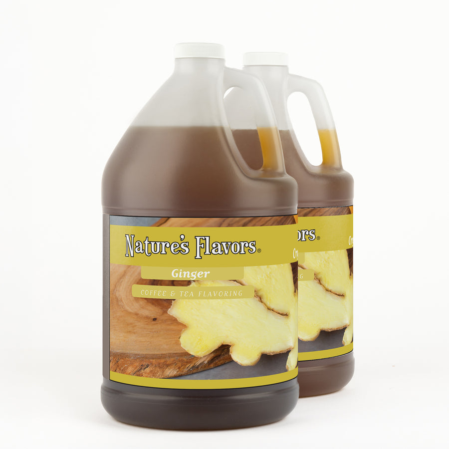 Organic Ginger Coffee and Tea Flavoring Without Diacetyl