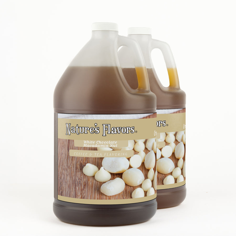 Organic White Chocolate Macadamia Nut Coffee and Tea Flavoring