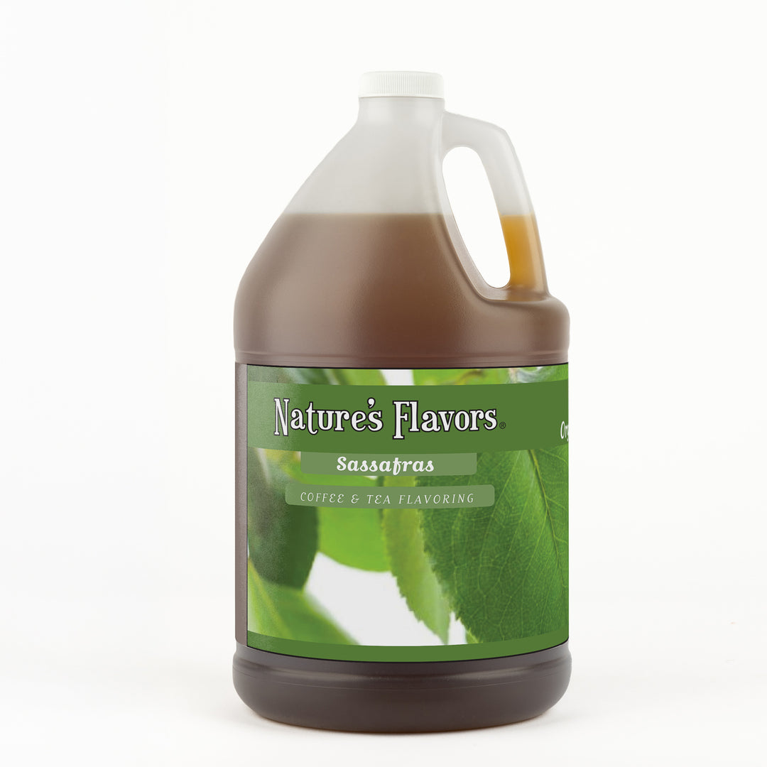 Organic Sassafras Coffee and Tea Flavor Without Diacetyl