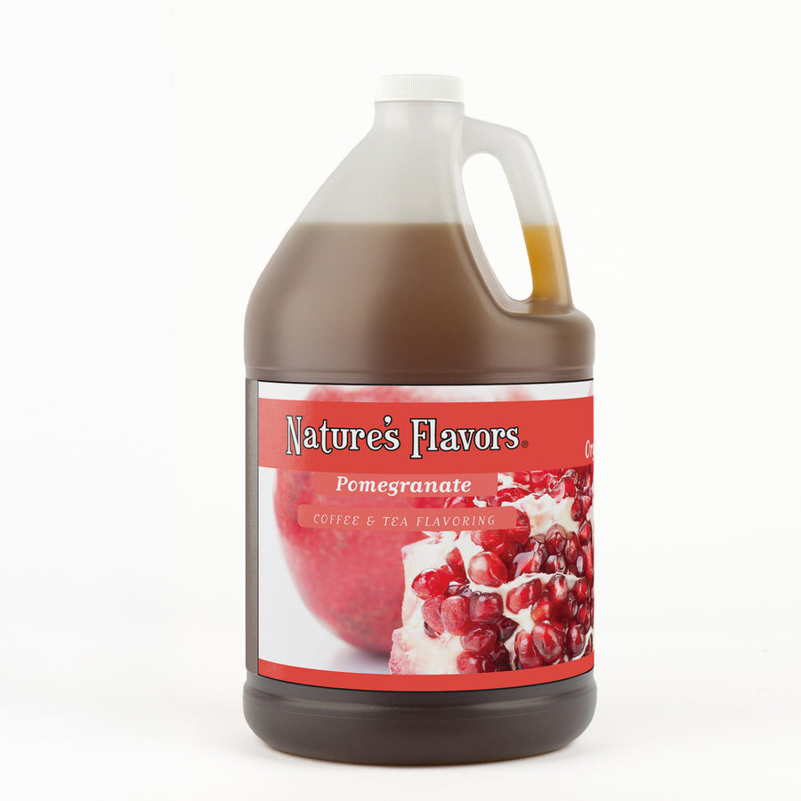 Organic Pomegranate Coffee and Tea Flavor Without Diacetyl