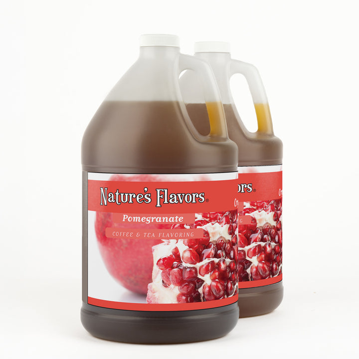 Organic Pomegranate Coffee and Tea Flavor Without Diacetyl