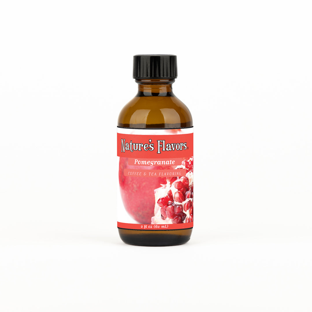 Organic Pomegranate Coffee and Tea Flavor Without Diacetyl