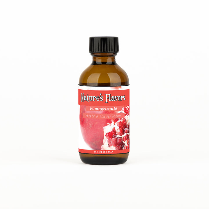 Organic Pomegranate Coffee and Tea Flavor Without Diacetyl