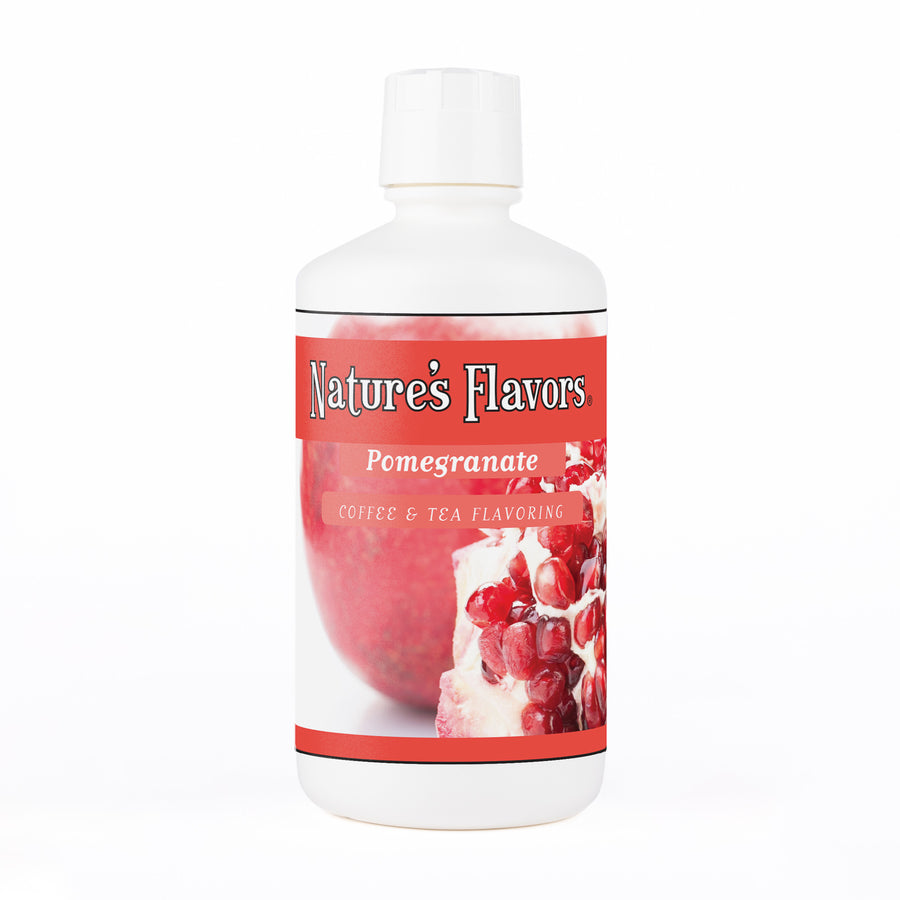 Organic Pomegranate Coffee and Tea Flavor Without Diacetyl