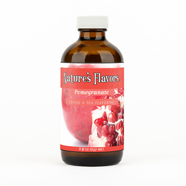 Organic Pomegranate Coffee and Tea Flavor Without Diacetyl