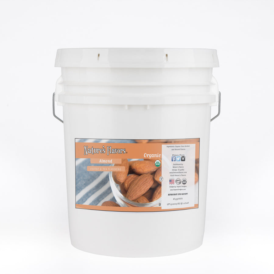 Organic Almond Coffee and Tea Flavoring Without Diacetyl