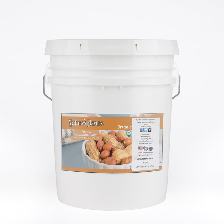 Organic Peanut Coffee and Tea Flavoring Without Diacetyl