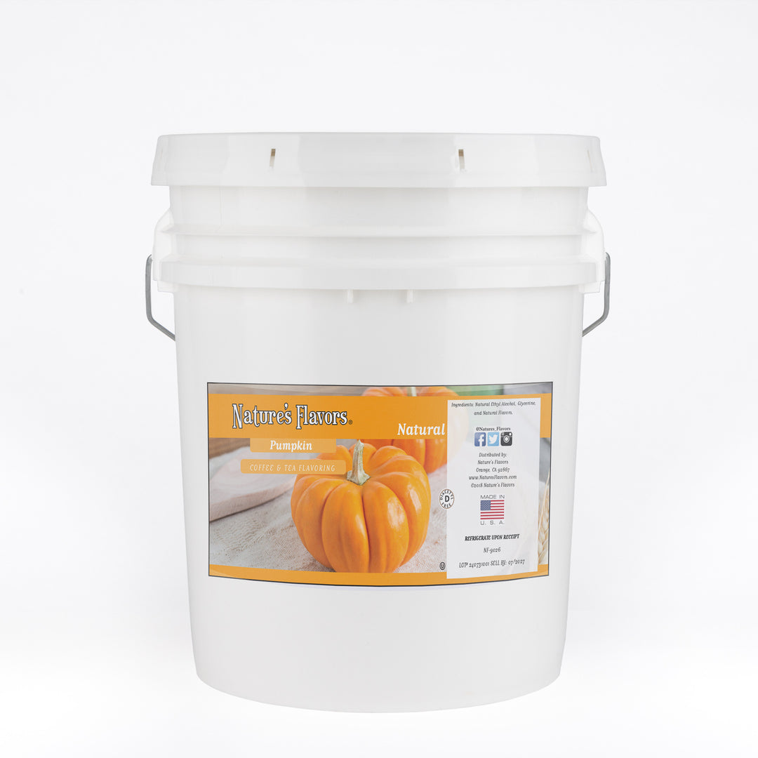 Organic Pumpkin Coffee and Tea Flavor Without Diacetyl