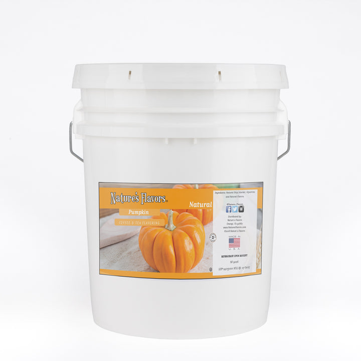Organic Pumpkin Coffee and Tea Flavor Without Diacetyl