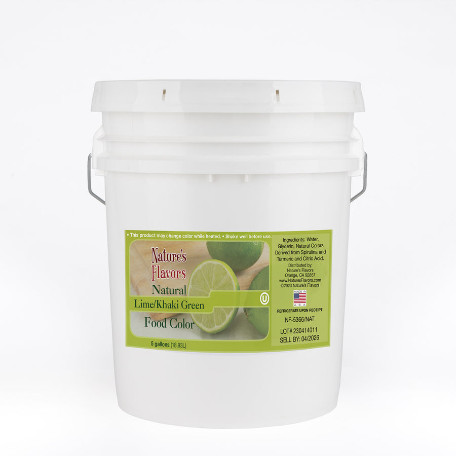 Lime Khaki Green Food Coloring, Natural