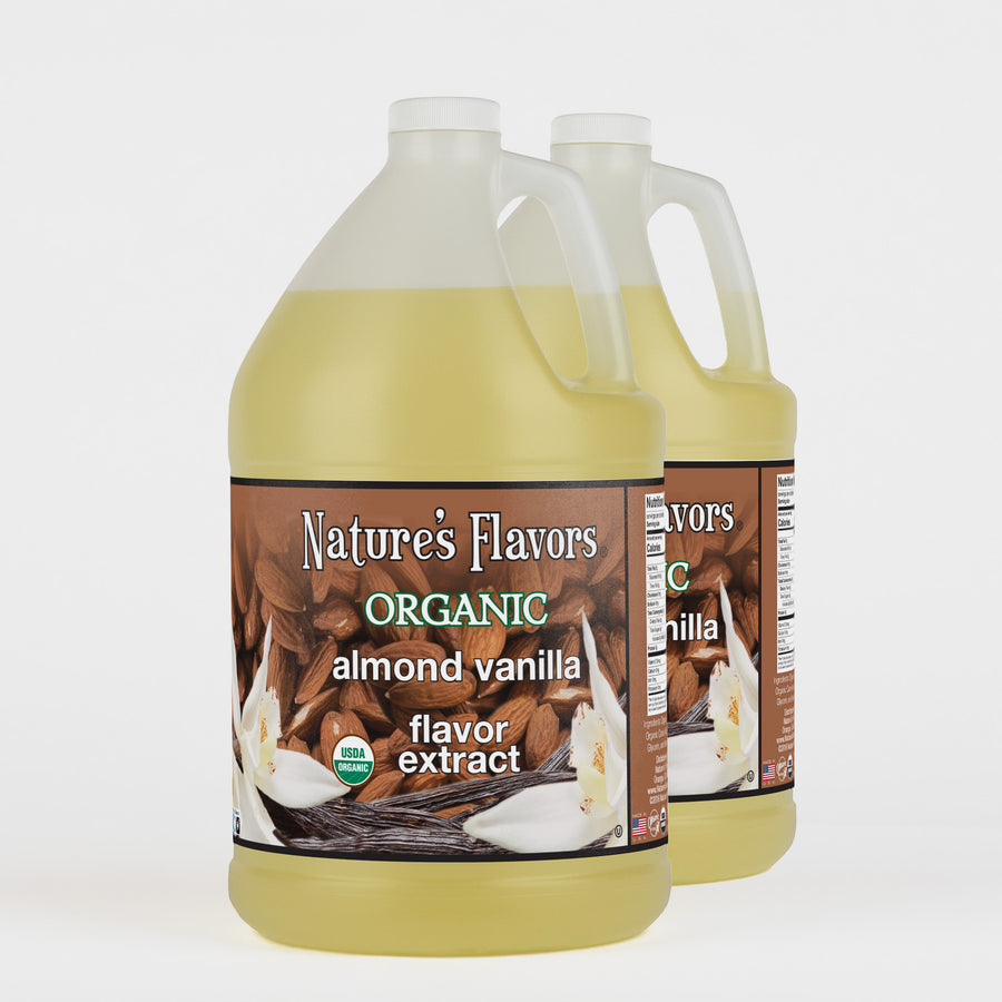 Almond Vanilla Flavor Extract, Organic