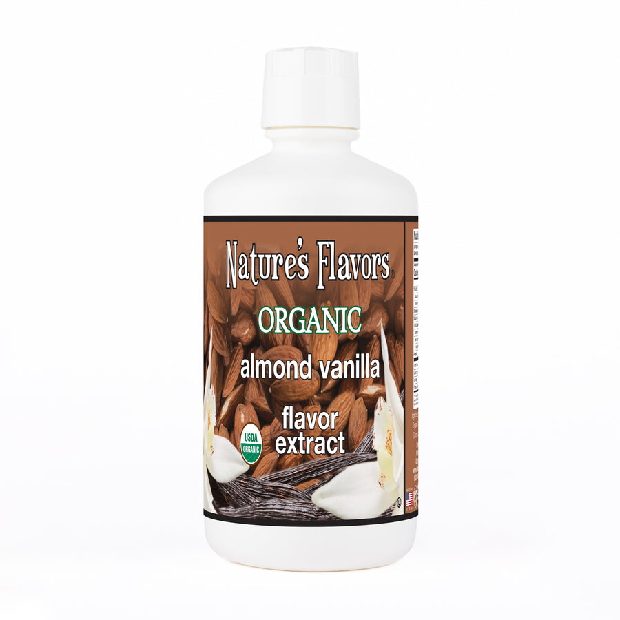 Almond Vanilla Flavor Extract, Organic