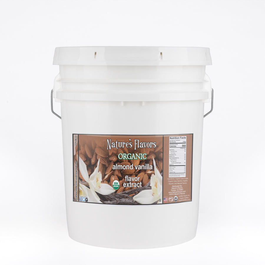 Almond Vanilla Flavor Extract, Organic