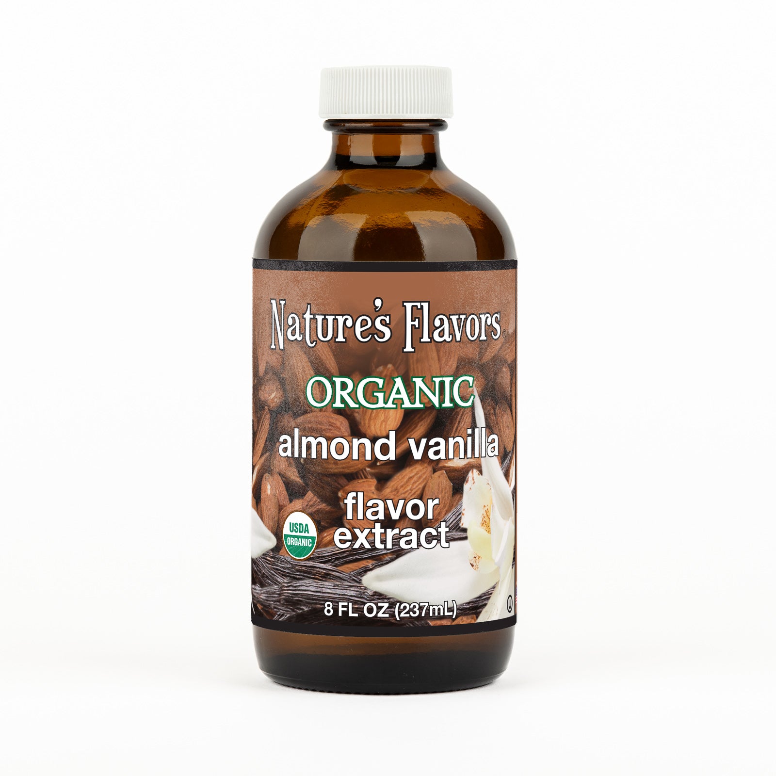 Almond Vanilla Flavor Extract, Organic Nature's Flavors Almond Vanilla Flavor Extract, Organic Nature's Flavors