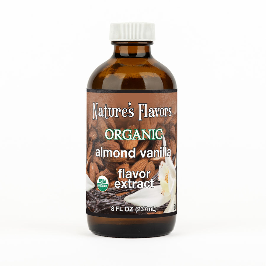 Almond Vanilla Flavor Extract, Organic