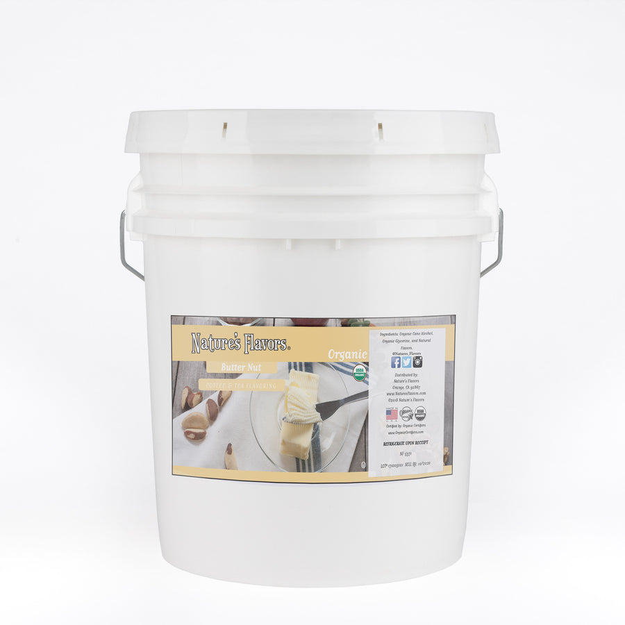 Organic Butter Nut Coffee and Tea Flavoring Without Diacetyl