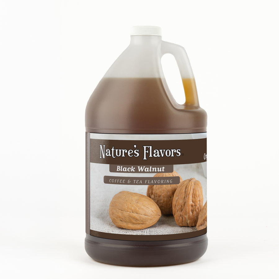 Organic Black Walnut Coffee and Tea Flavoring Without Diacetyl