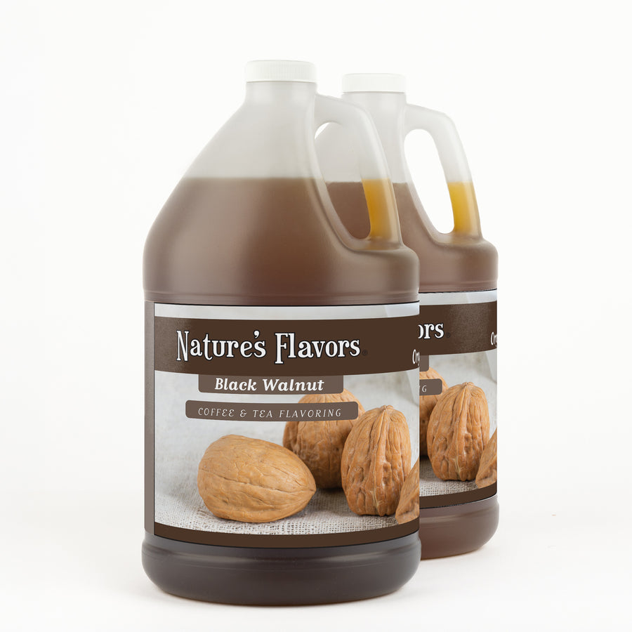 Organic Black Walnut Coffee and Tea Flavoring Without Diacetyl