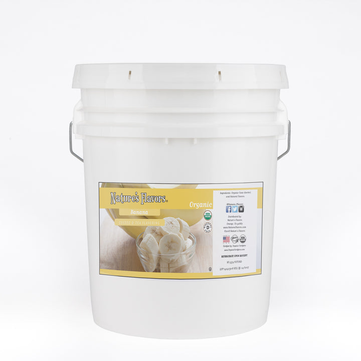 Organic Banana Coffee and Tea Flavoring Without Diacetyl